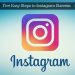 Five Easy Steps to Instagram Success
