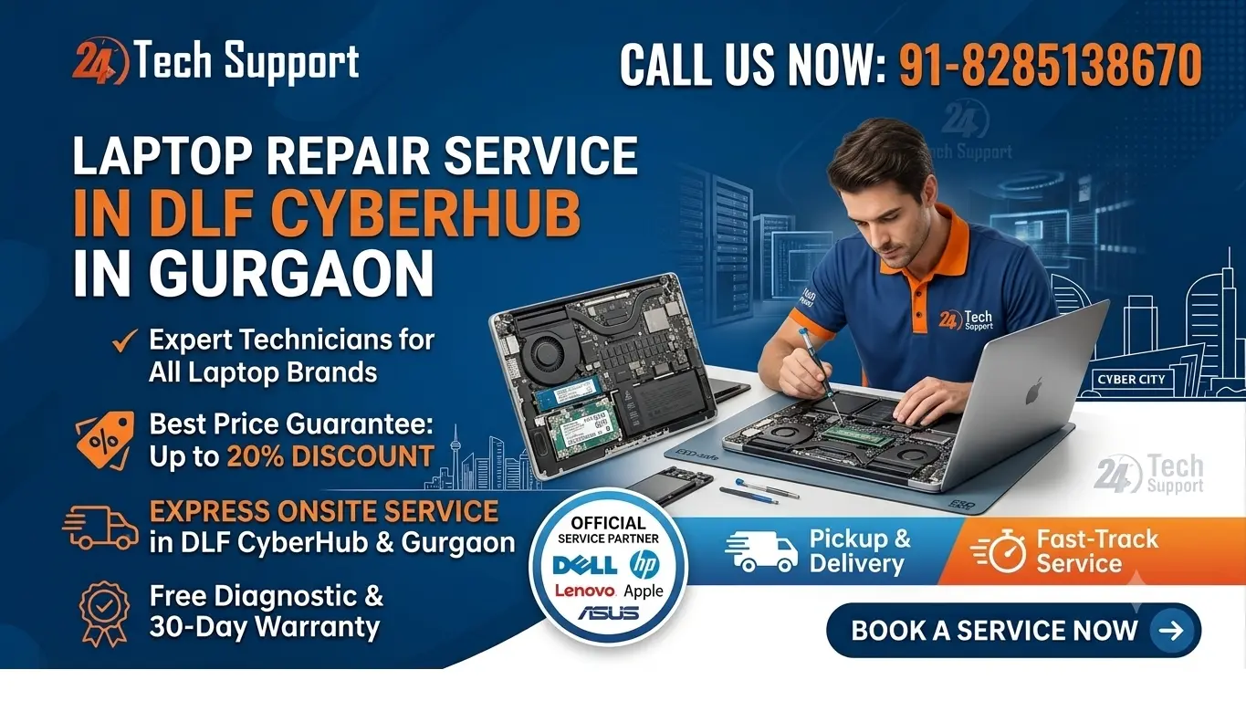 Laptop Repair Service in DLF CyberHub Gurgaon